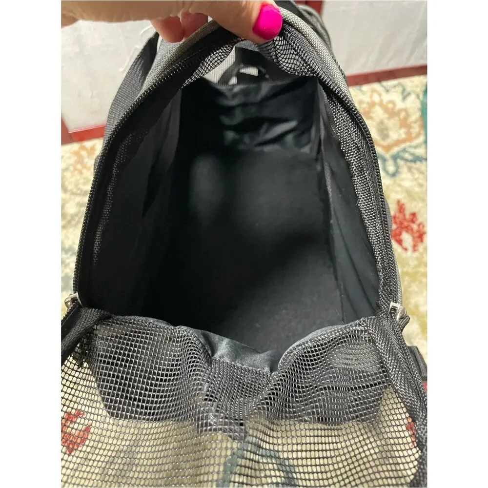 EliteField Gray & Black Soft Fabric Pet Carrier for Cats & Small Dogs
